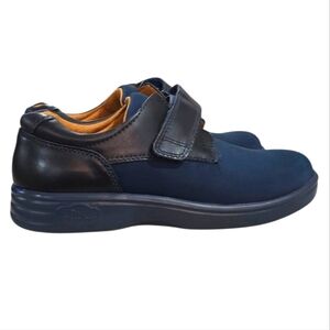 Dr Comfort Women's Annie Loafers Blue Leather Size 7 Style 4550